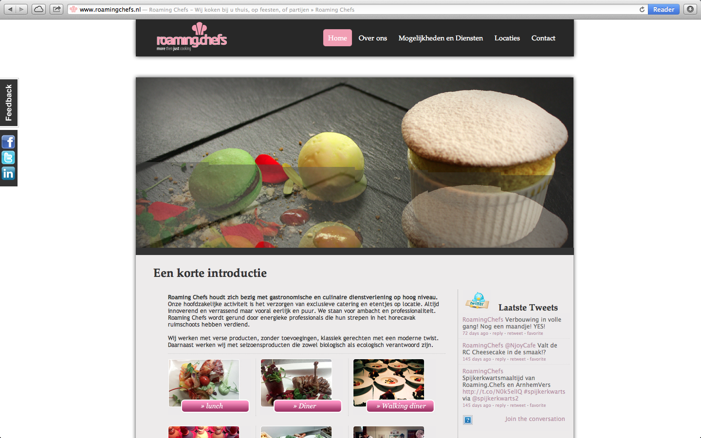 Website en SEO voor Roamingchefs