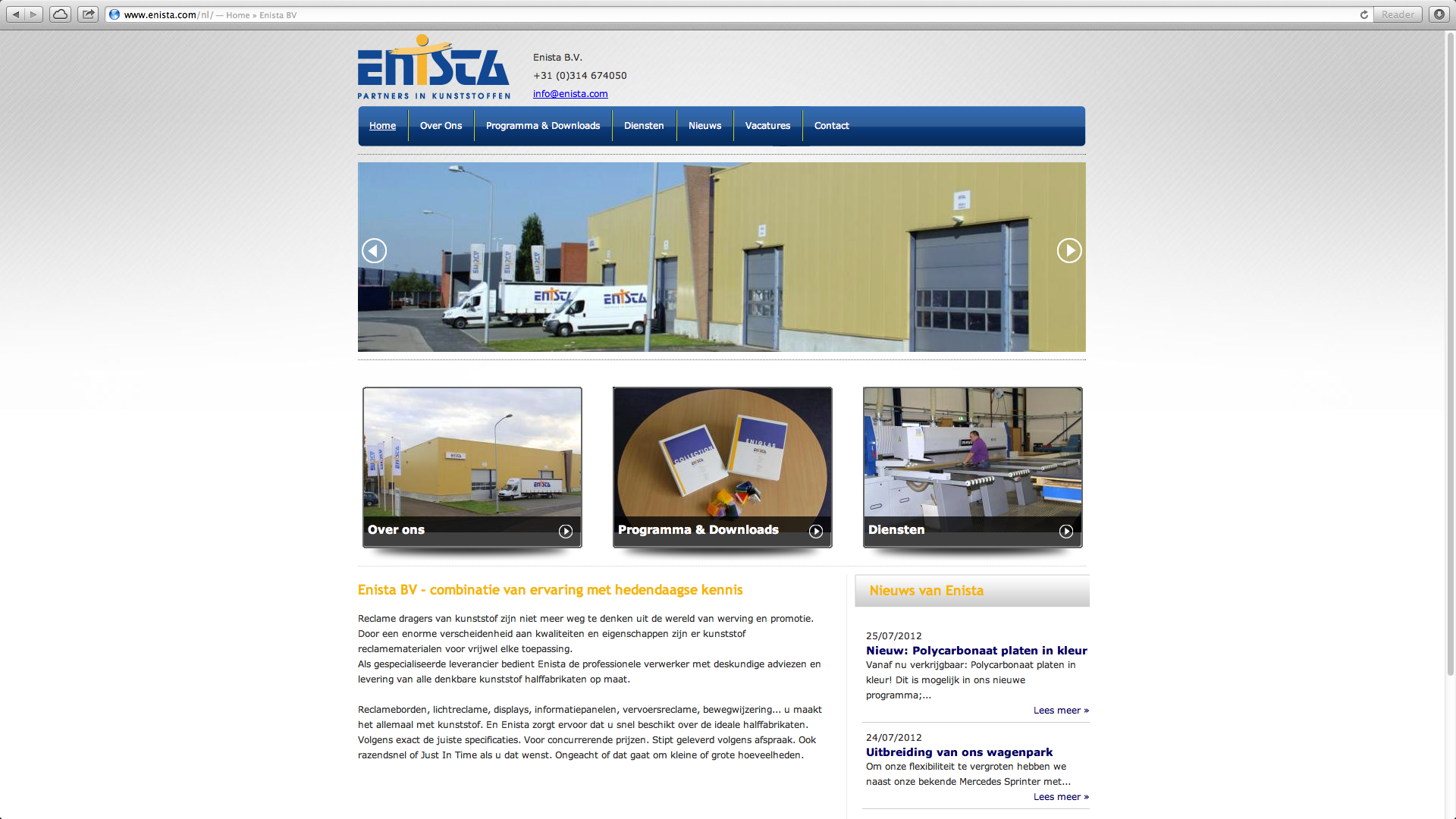 Website Enista